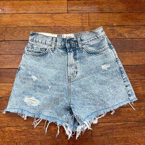 NWT BDG A-line cut-off denim shorts